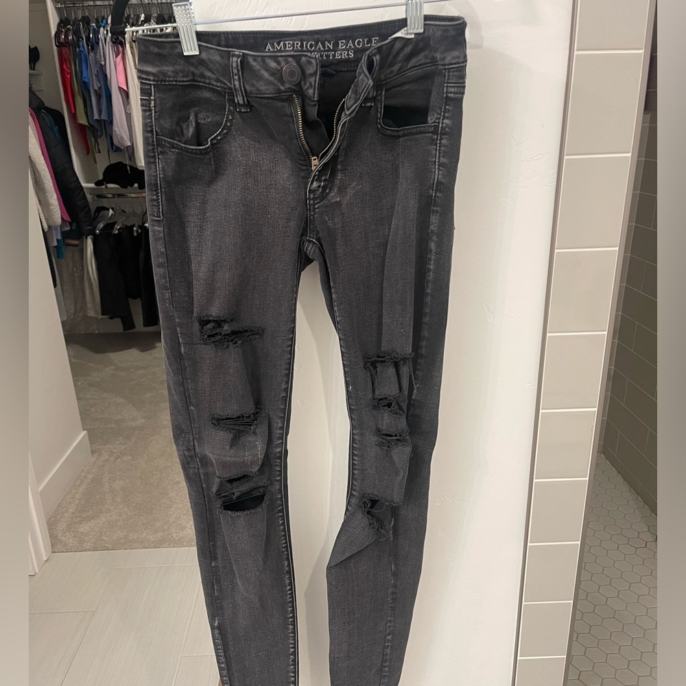 American Eagle super super stretch jeggings size US 2 long